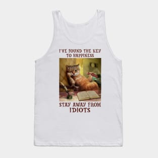 Read Book With Sausage Cat Lover Tank Top